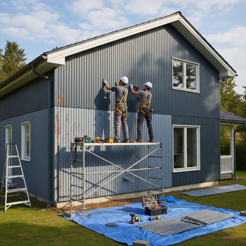 Sheet Metal Siding Repair