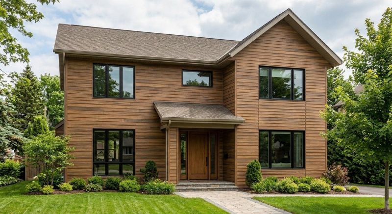 Faux Wood Siding Installation in Boston, MA